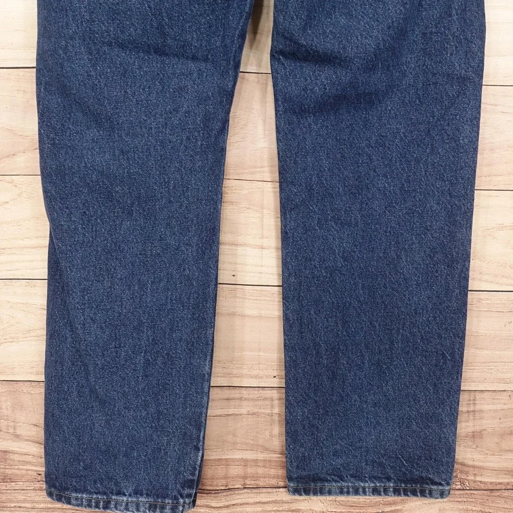 Wrangler Jeans Mens 40x32 (39x31) Blue Relaxed Straight Wrangler Denim 96501MR